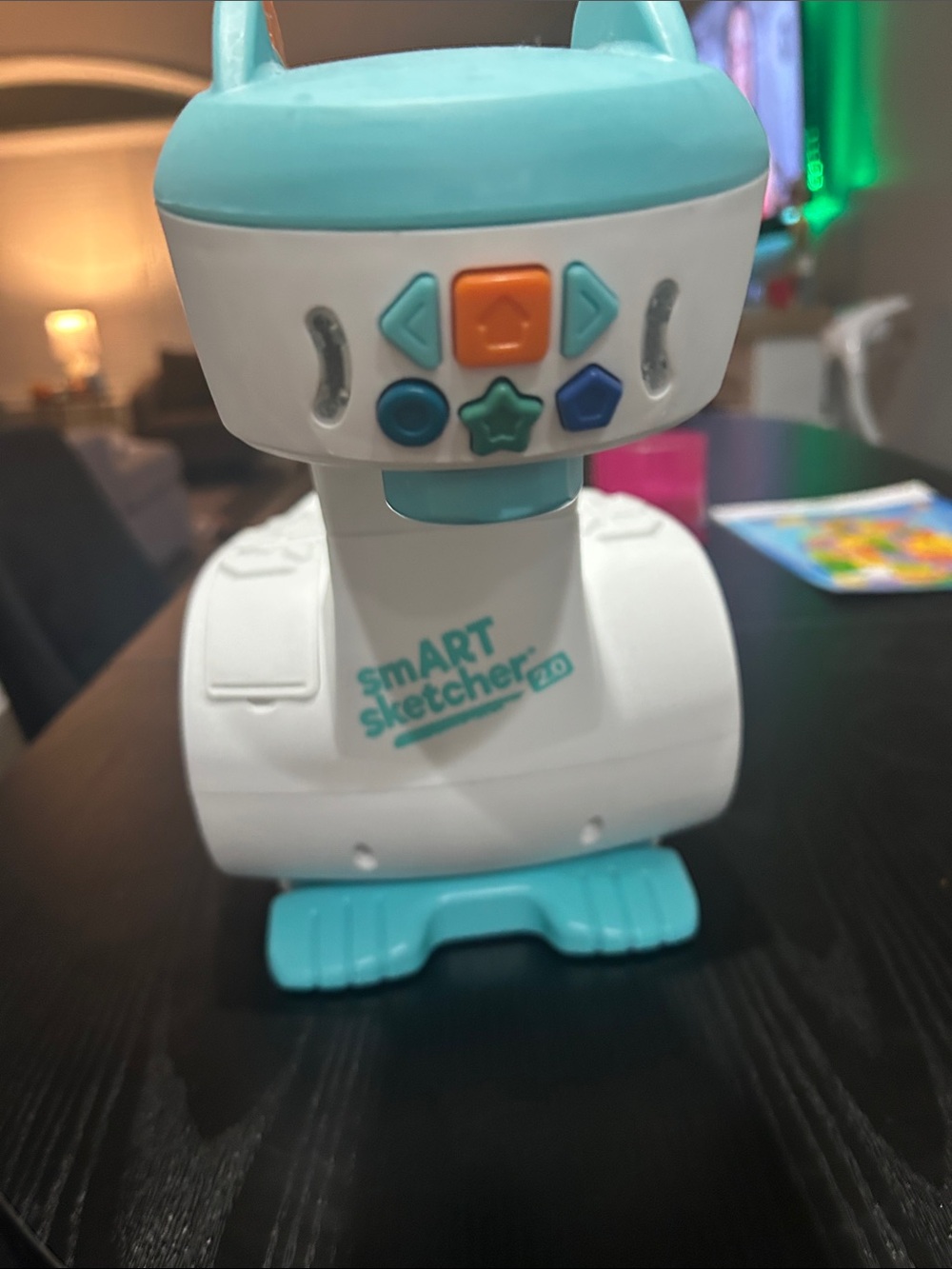 Kids Drawing Robot - White & Teal